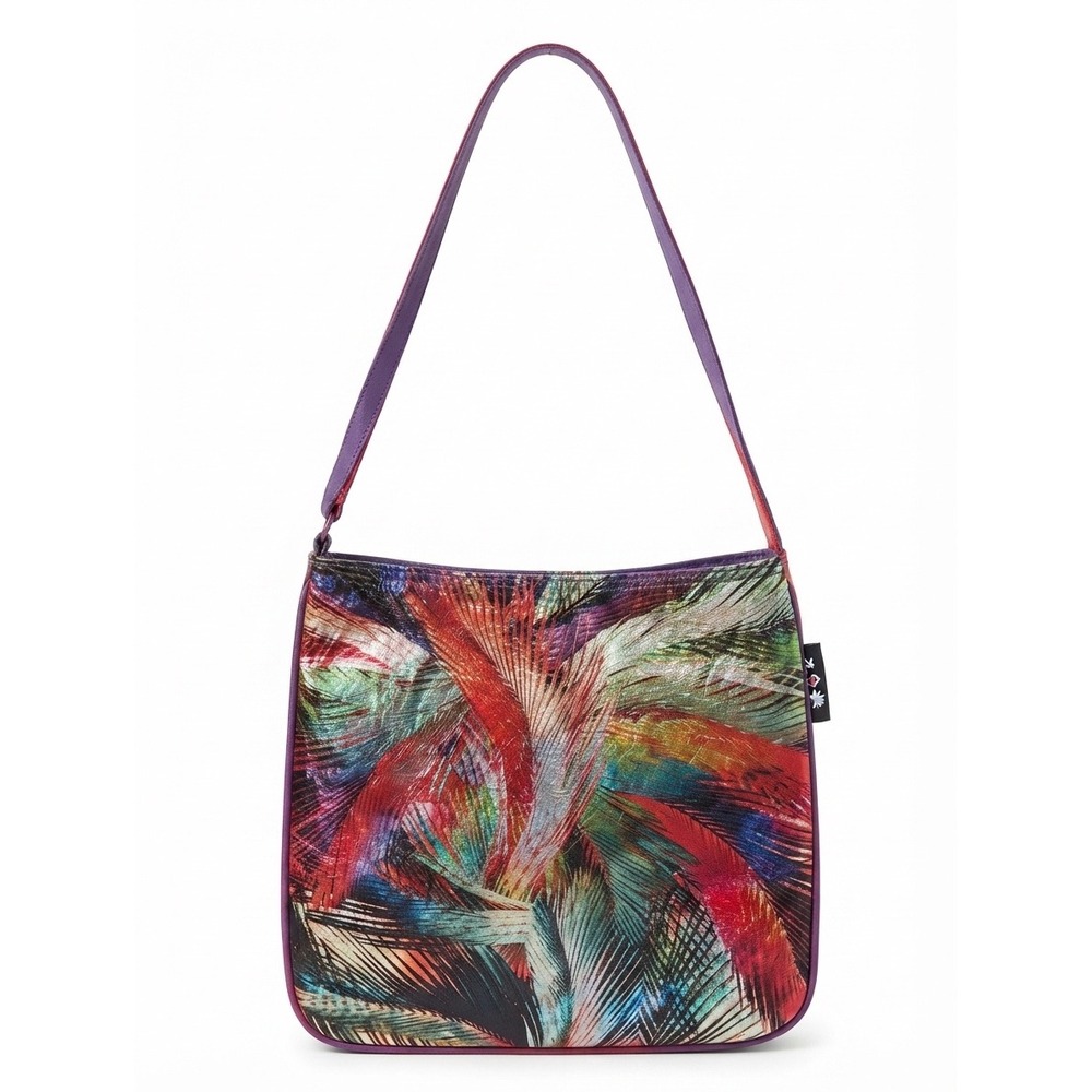 Love Summer Multicolor Metallic Shoulder Bag Tote